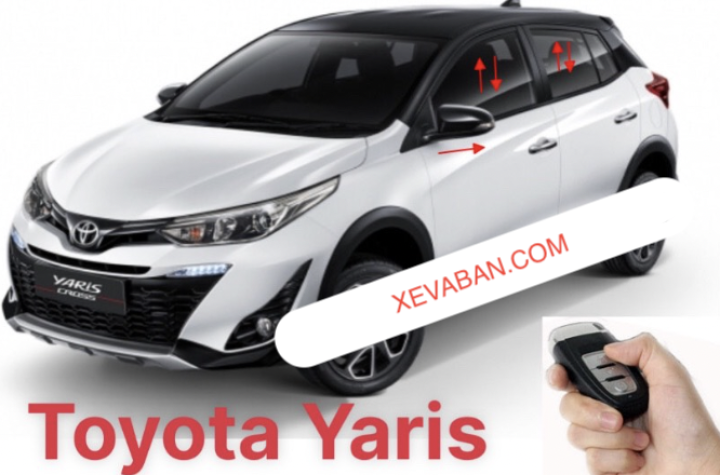 Gập gương lên kính Yaris Cross